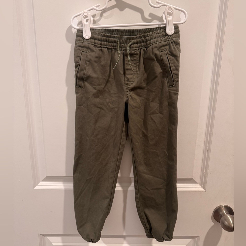 Old Navy Olive Drawstring Waist Cargo Joggers